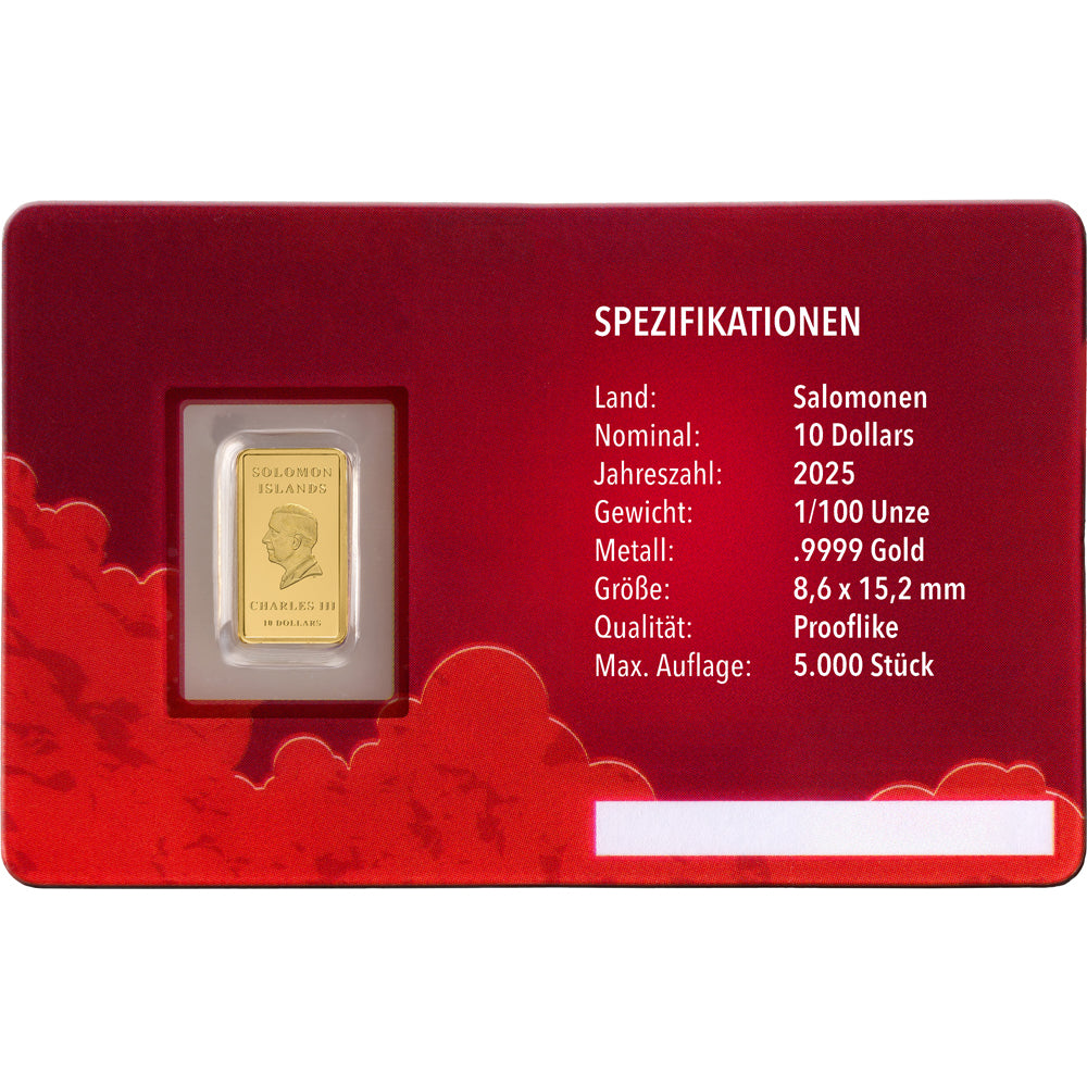 Goldbarren Schutzengel