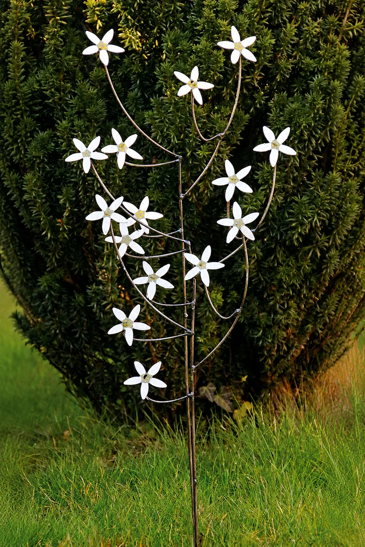 Gartenstecker-Blumenset "Jasmin", 3-teilig