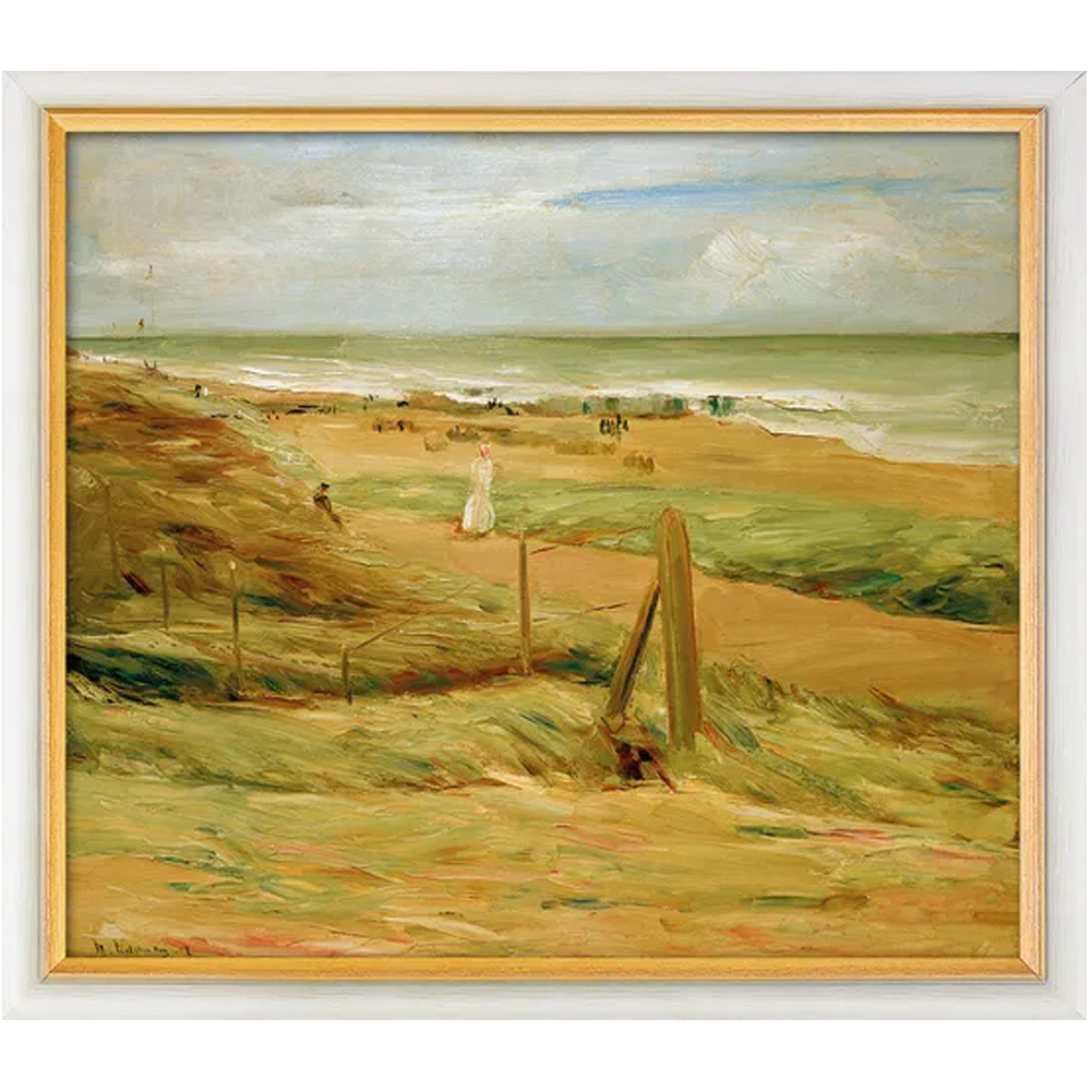 Promenade an einer Düne am Strand