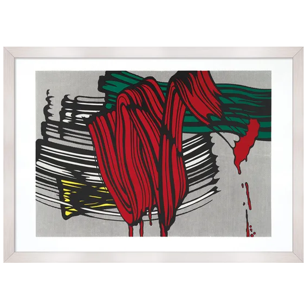 Roy Lichtenstein: Bild "Big Painting No. 6" (1965), gerahmt