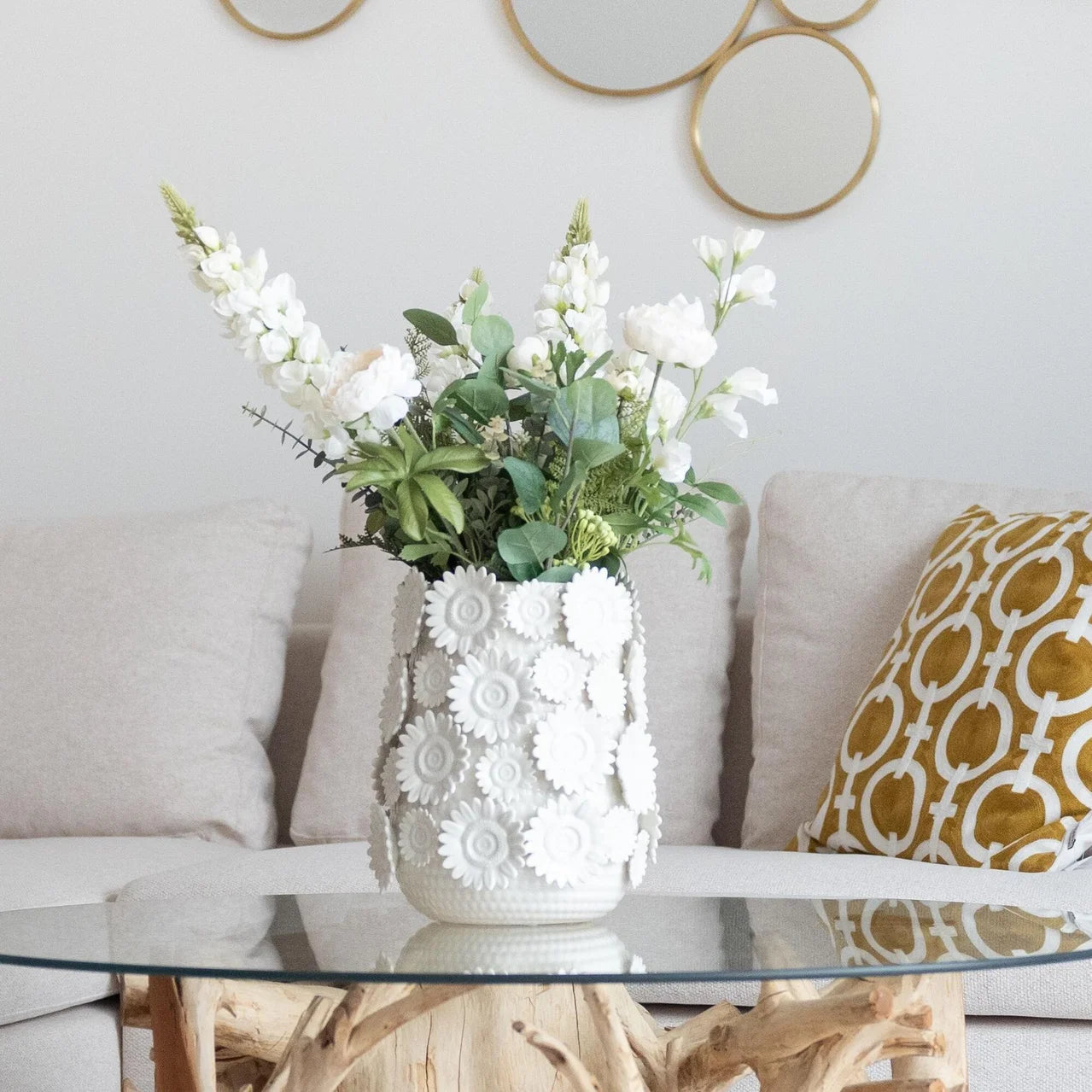 Vase Sunflowers