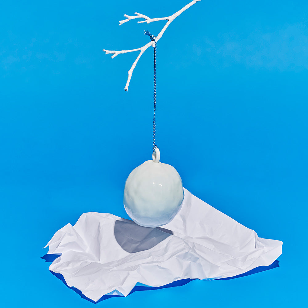 Porzellan - Christbaumkugel "Schneeboi" - Bild 1