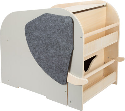 Spielzeugbox mit Sitz und Rollen Elefant „Wildlife“ – praktische Aufbewahrungsbox im Elefanten-Design, ideal für Spielzeug, mit integriertem Sitz und leicht beweglichen Rollen.