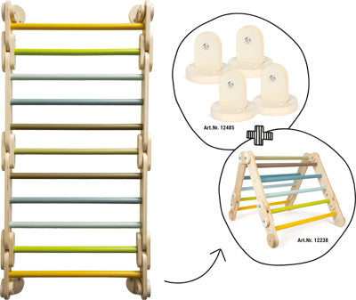 Kletterdreieck-Sprossenwand 2in1 „Adventure“