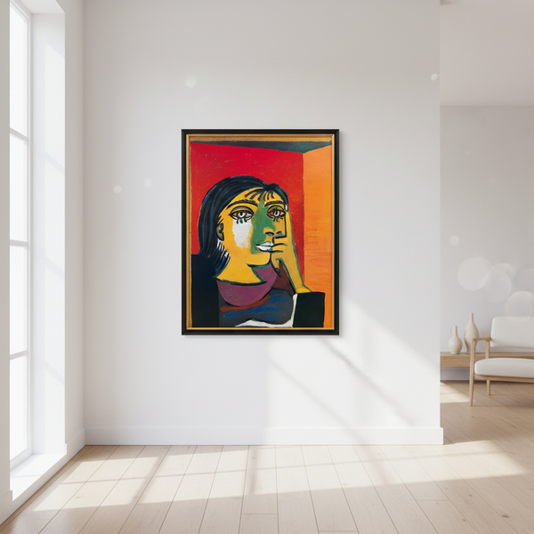 Pablo Picasso: Bild "Dora Maar" (1937), gerahmt