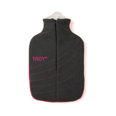 TROY Premium Wärmflasche - grau pink - Bild 1