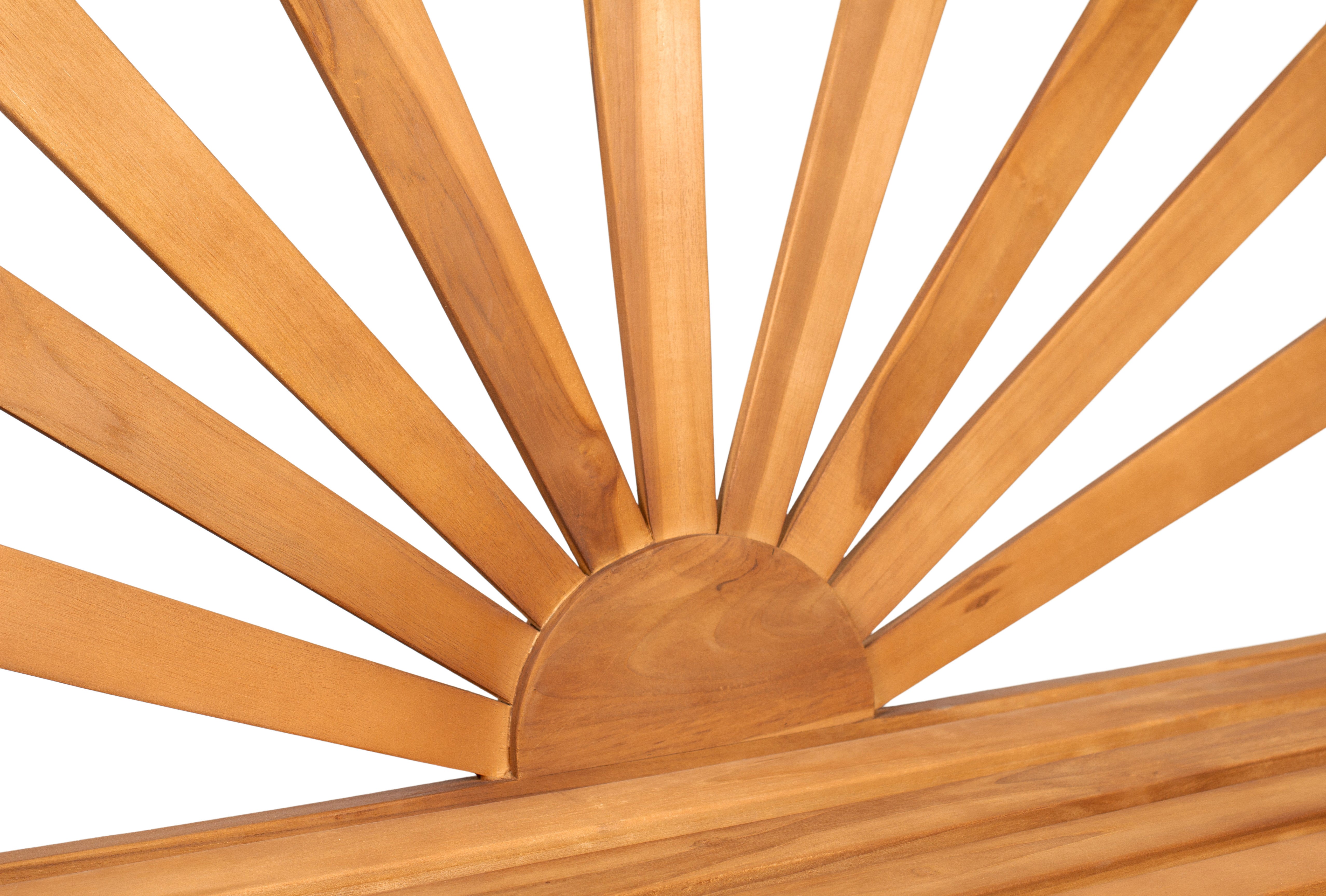 Teak-Gartenbank Sonne