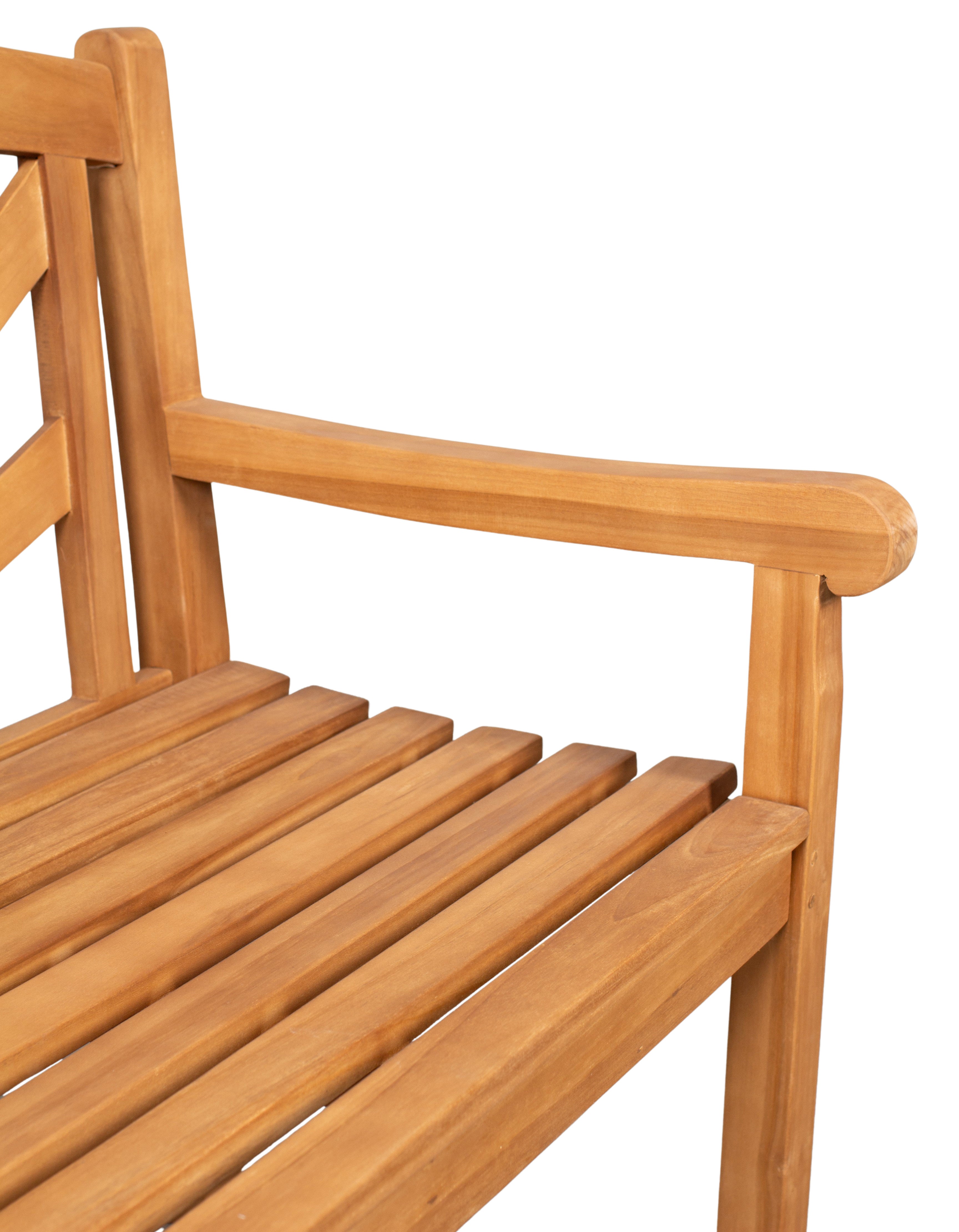 Teak-Gartenbank Sonne