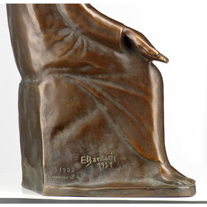 Ernst Barlach: Skulptur "Lehrender Christus", Reduktion in Bronze