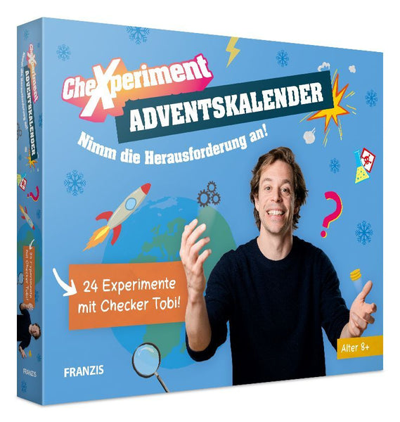 FRANZIS 67220 - CheXperiment Adventskalender: Nimm die Herausforderung an! 24 Experimente für den Advent mit Checker Tobi! - Bild 2