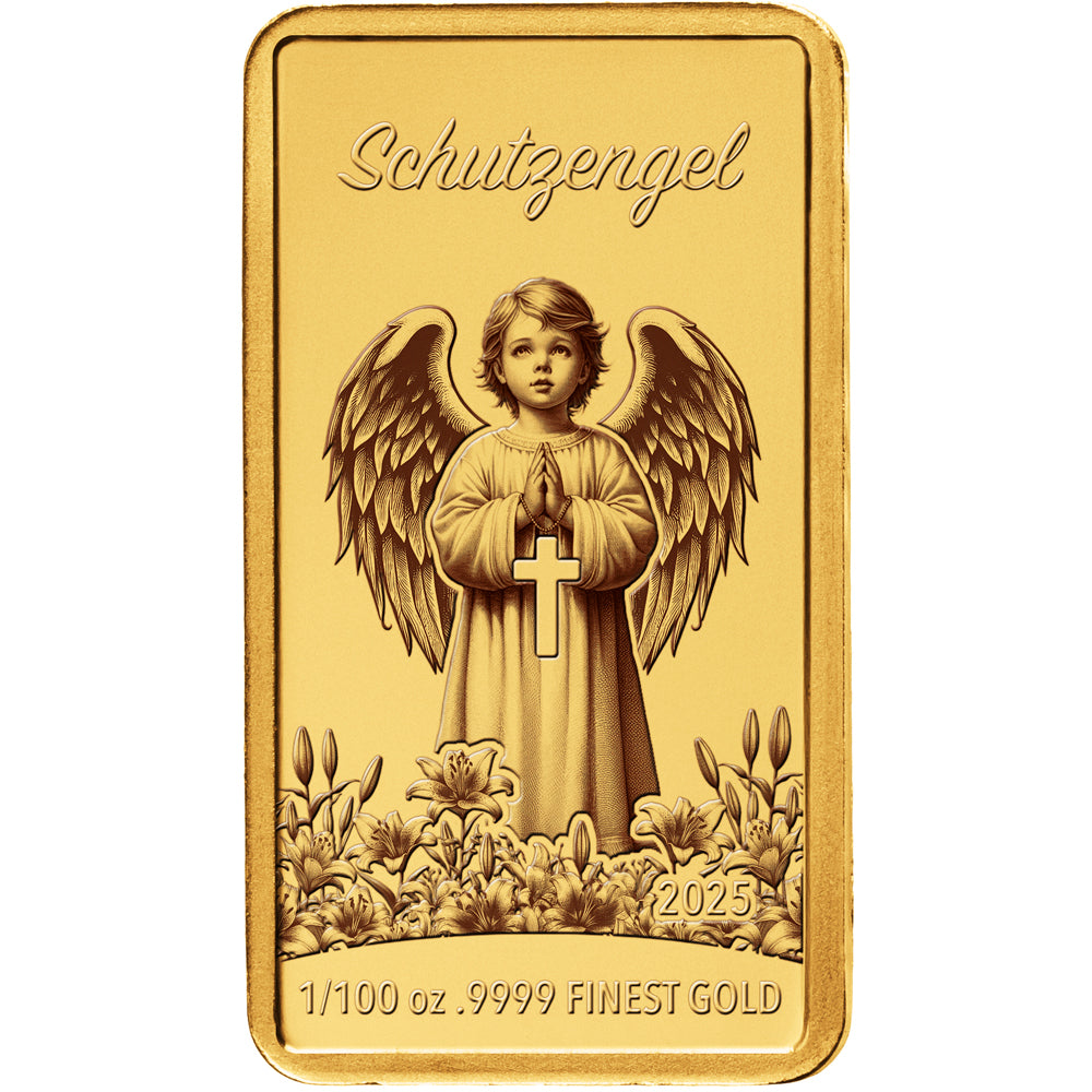 Goldbarren Schutzengel