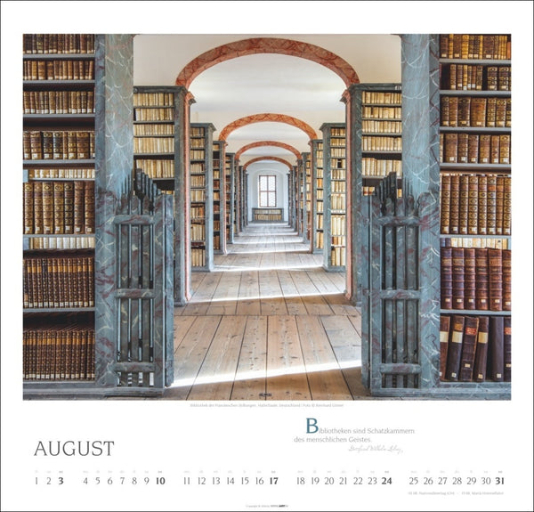 Welt der Bibliotheken Kalender 2025 - Bild 9