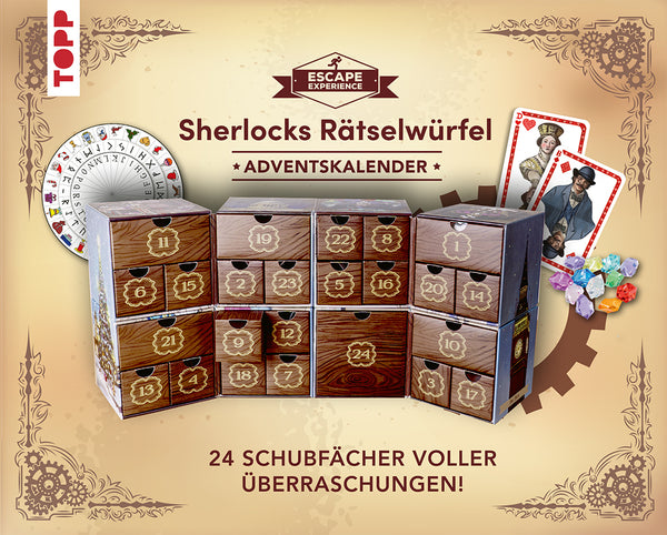 Escape Experience Adventskalender - Der magische Rätselwürfel: Sherlock Holmes und das mysteriöse Geschenk - Bild 3
