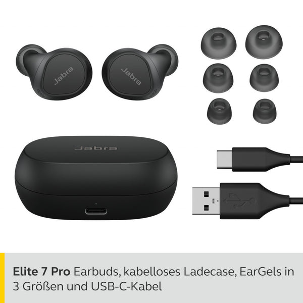 Jabra Elite 7 Pro In-Ear Bluetooth® Kopfhörer, Schwarz - Bild 3