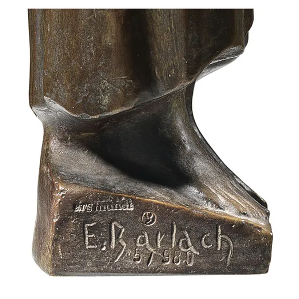 Ernst Barlach: Skulptur "Der Sinnende II"