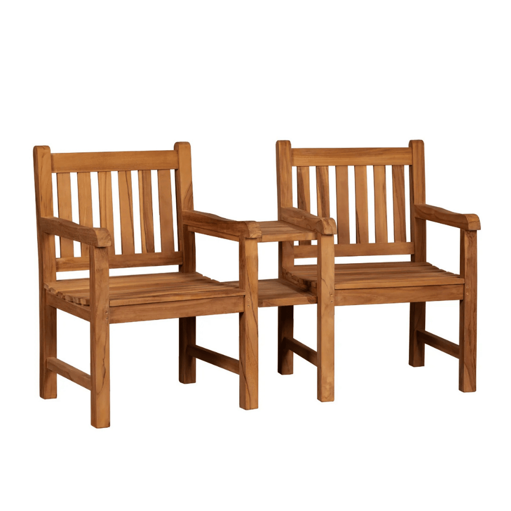 Teak-Gartenbank Feierabend