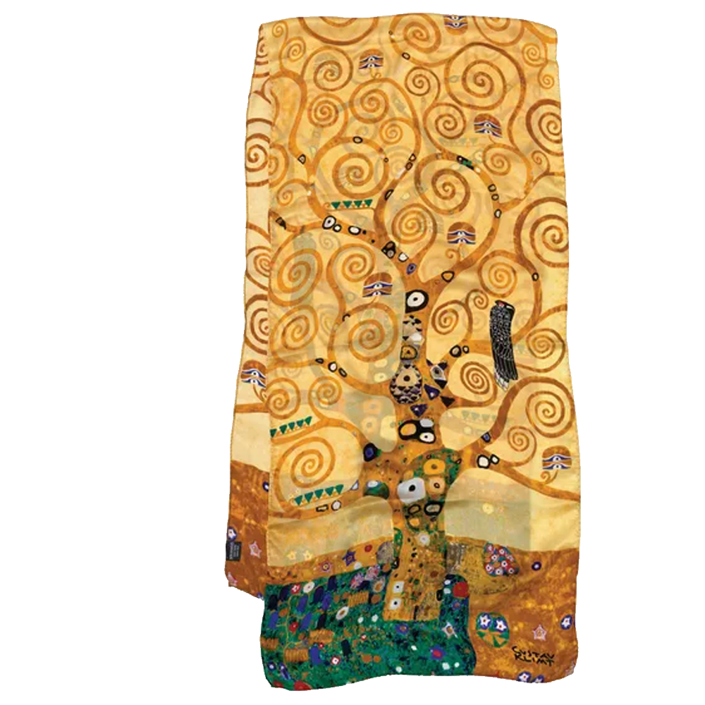 Seidenschal "Lebensbaum" nach Gustav Klimt