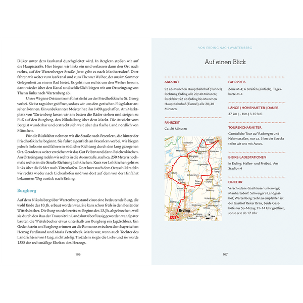 Der offizielle MVV-Freizeitführer Radeln mit dem MVV