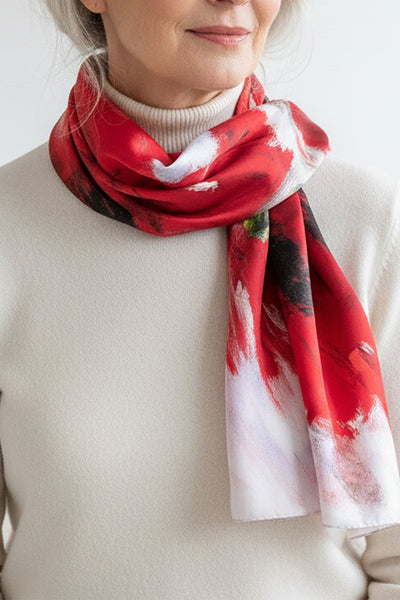 Emil Nolde: Seidenschal "Großer Mohn"