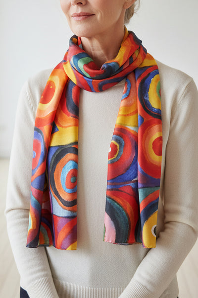 Wassily Kandinsky: Seidenschal "Farbstudie Quadrate" (1913)