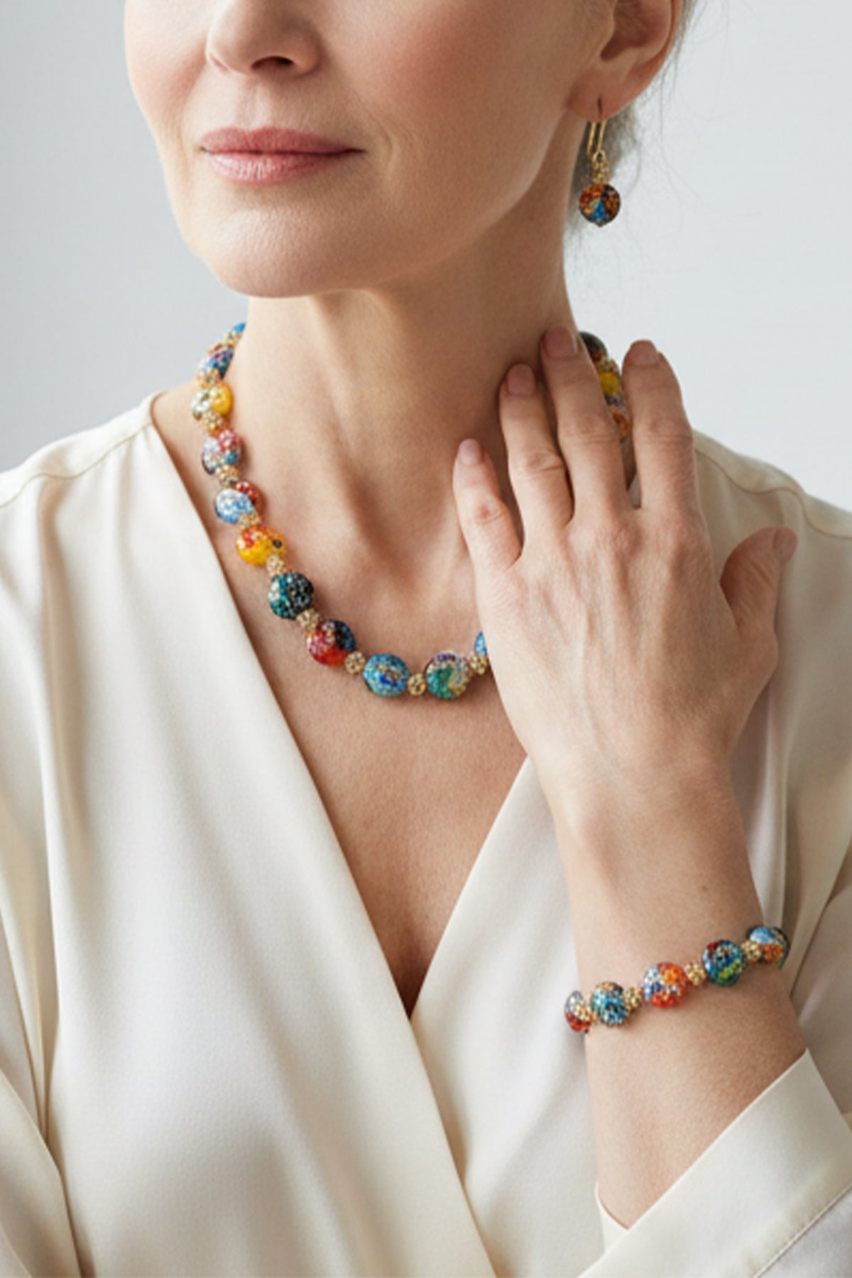 Petra Waszak: Schmuckset "Mille Fiori"