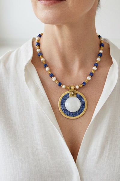 Petra Waszak Collier "Sonnenscheibe Bavaria"