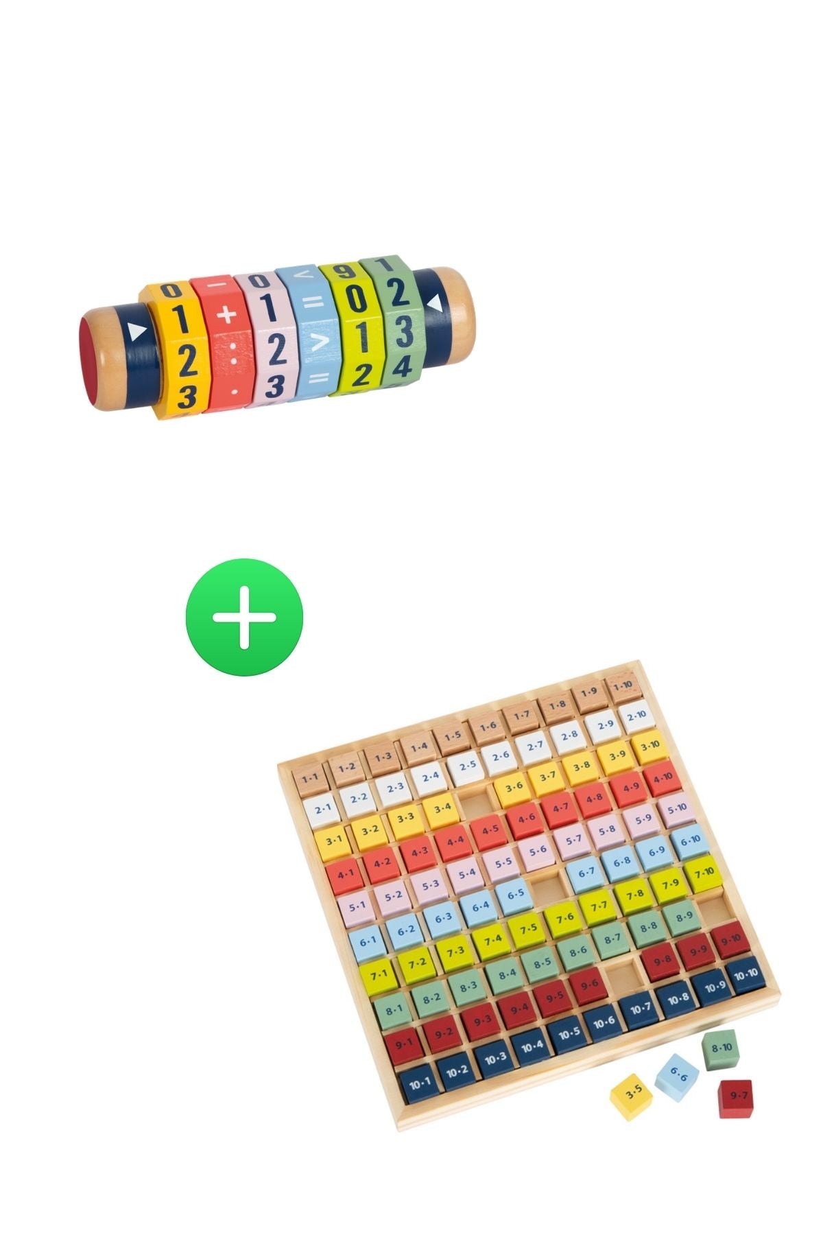 Aktion zum Schulstart: Rechenrolle + Kunterbuntes 1x1 im Set