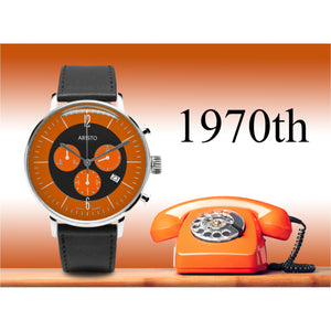 Chronograph Bauhaus - Orange/Schwarz - Bild 2