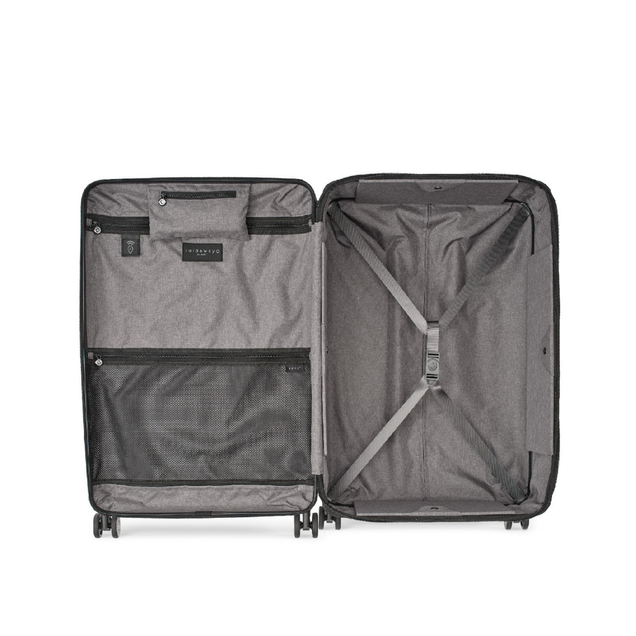 Großer Check-In-Koffer Foldaway by senz° - Schwarz - Bild 6