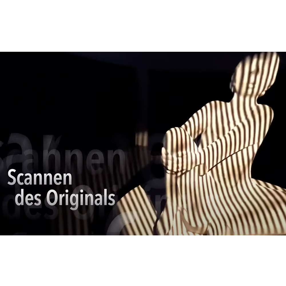 Ernst Barlach: Skulptur "Wanderer im Wind", 1934 Bronze