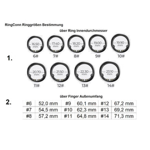 RINGCONN Smarter Ring Gr. 10 - Schwarz - Bild 14