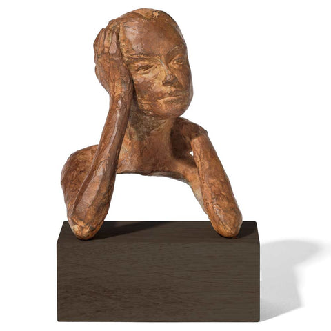 Valerie Otte: Skulptur "Besonnenheit", Bronze