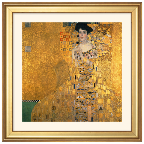 Gustav Klimt: Bild "Adele Bloch-Bauer I" (1907), gerahmt