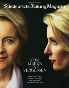 Zwei Frauen, eine von vorne und eine im Profil, auf dem Cover des Süddeutsche Zeitung Magazins.