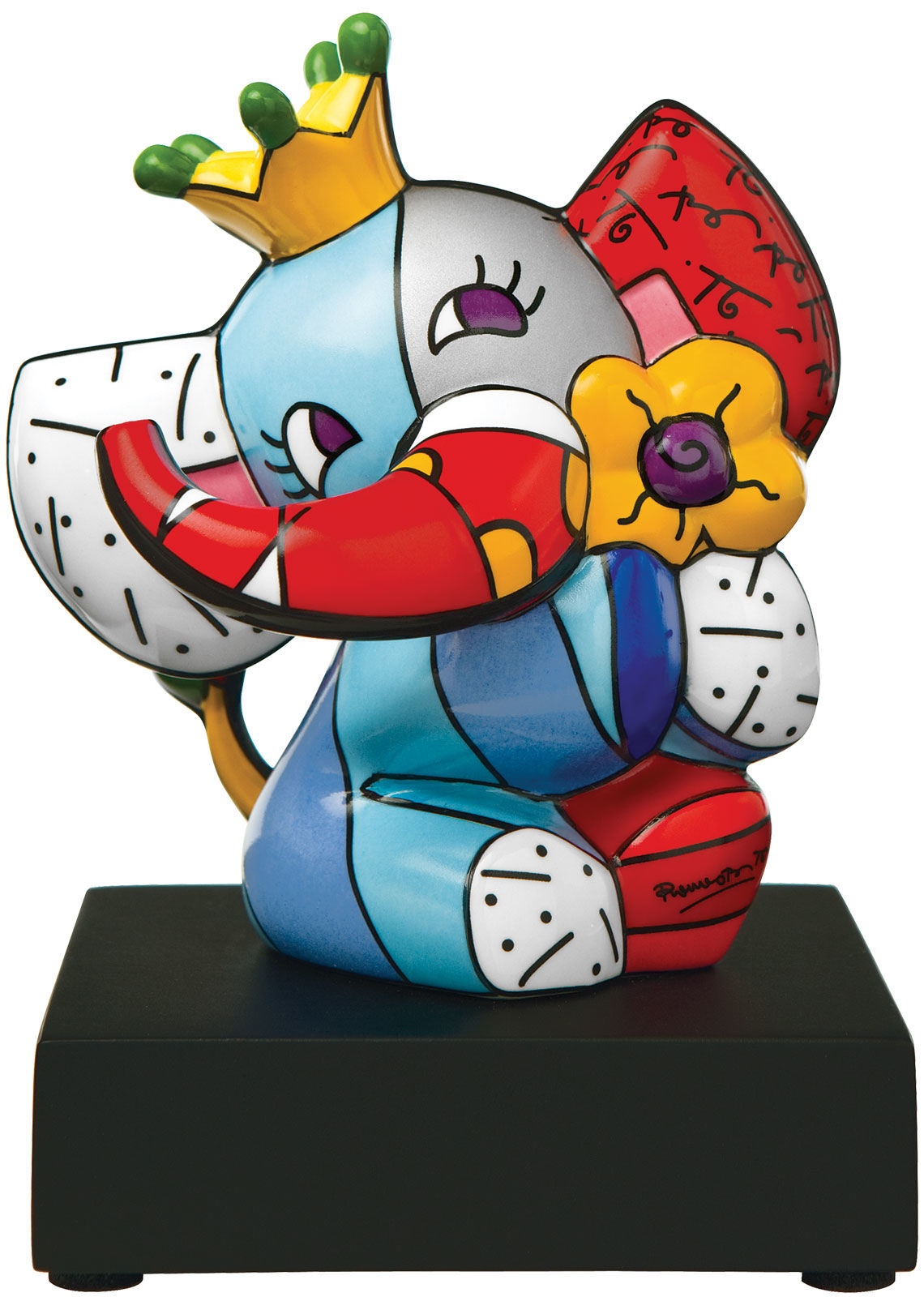 Romero Britto: Porzellanskulptur &quot;Spring Elephant&quot; - Bild 1