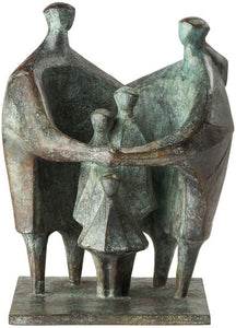 Gerhard Brandes: Skulptur "Familie", Bronze