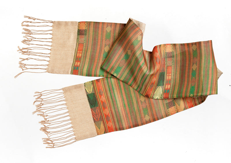 Petra Waszak: Pashminaschal "Colors of Africa" - Bild 1