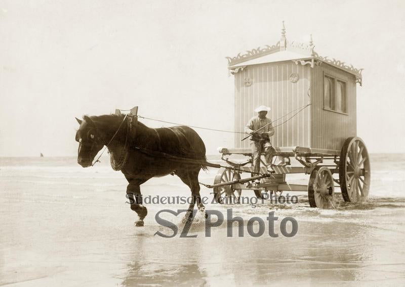 Badewagen in Ostende - Bild 1